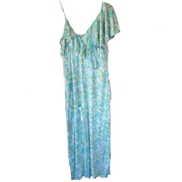 Brand New COREY LYNN CALTER SILKY RUFFLE WIDE-LEG JUMPSUIT - Picture 10 of 10